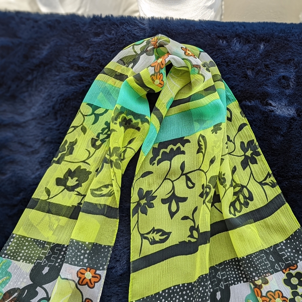 Rectangular Silk Scarf - image 4